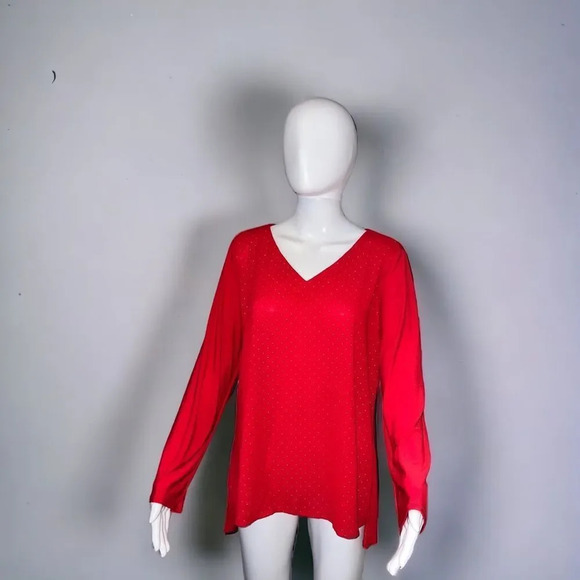 NWT New Directions Studded Top Medium‎ - Picture 1 of 4